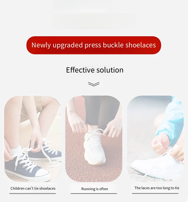 No Tie Shoe laces Elastic Laces Sneakers 8MM Widened Flat Elastic Shoelaces without ties Kids Adult Shoelace Shoes Accessories