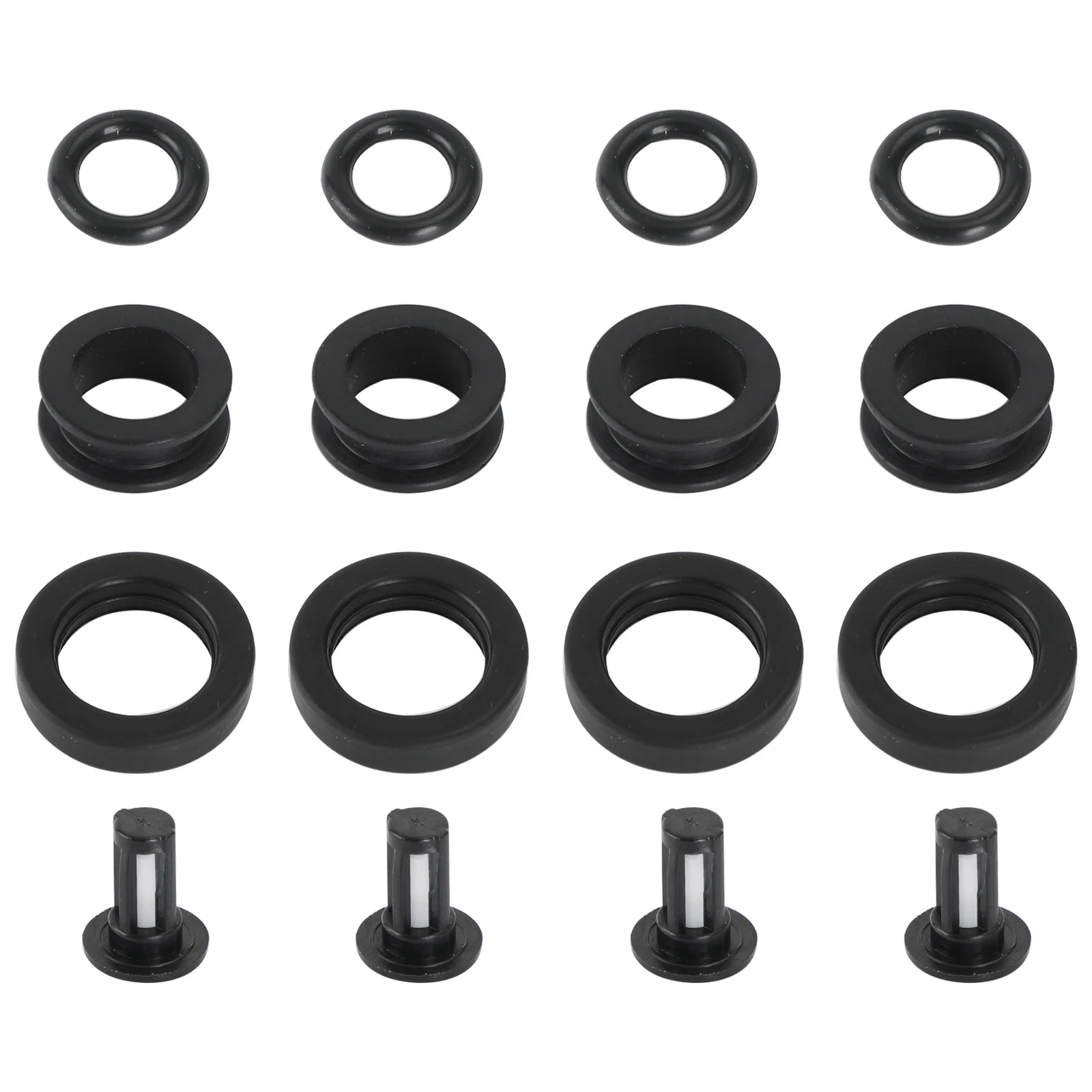 Areyourshop 4PCS Fuel Injectors Repair Kit 06164P2J000 Fit For VTEC Honda Prelude 1997-2001