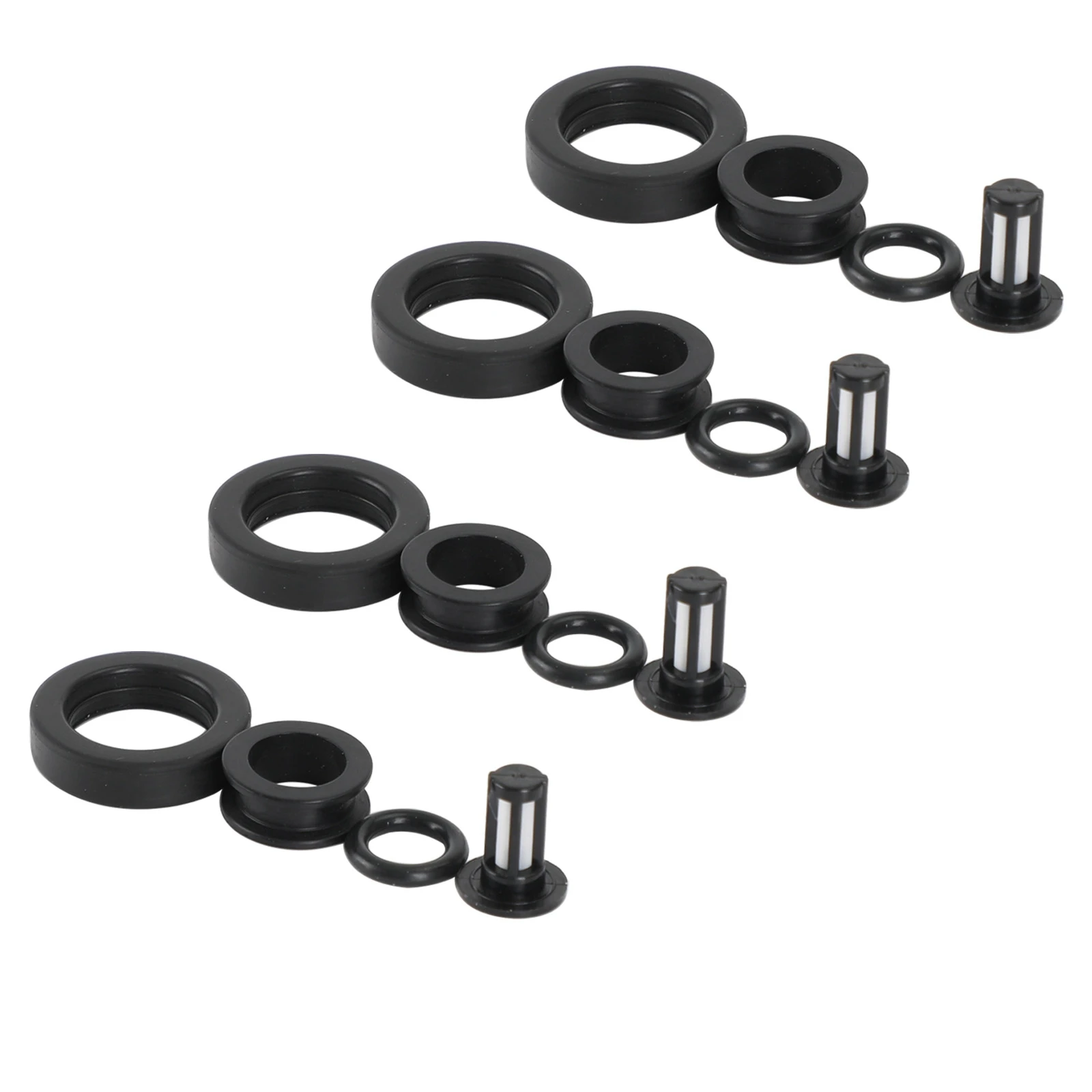 Areyourshop 4PCS Fuel Injectors Repair Kit 06164P2J000 Fit For VTEC Honda Prelude 1997-2001
