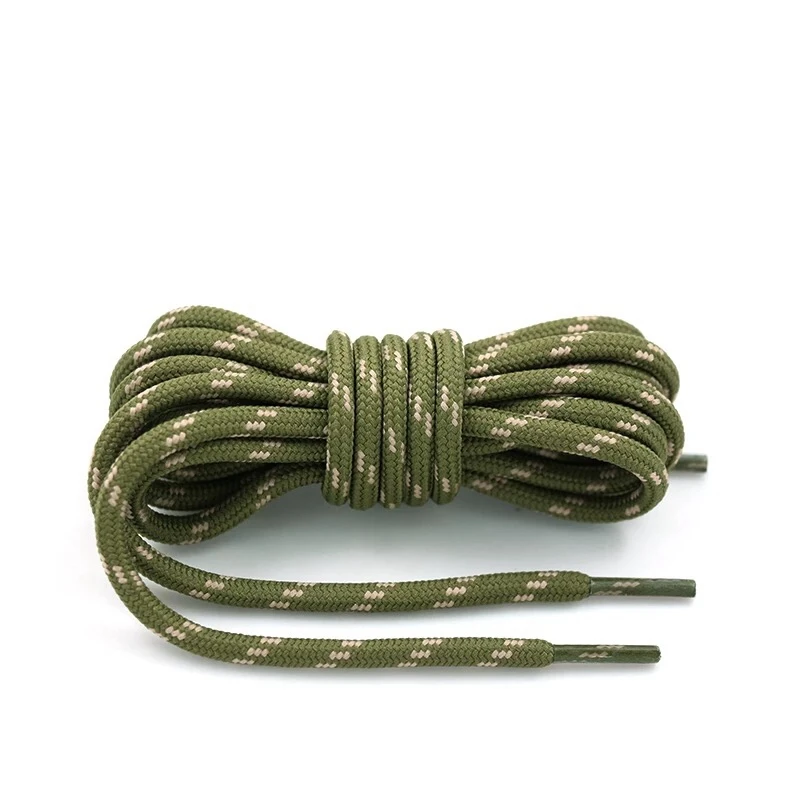 1Pair Outdoor Shoelaces Sport Casual Round Shoes Lace Hiking Slip Rope Shoe Laces Sneakers Boot Shoelace Strings