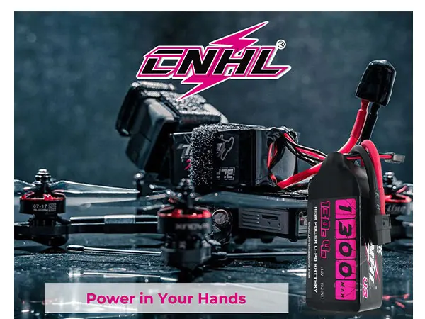 2PCS CNHL 4S 14.8V Lipo Battery 1100mAh 130C With XT60 Plug For FPV Airplane Quadcopter Helicopter