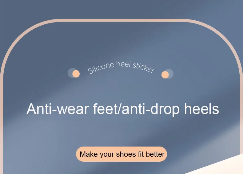 Silicone Heel Protectors Quality Womens Shoes Heel Cushion Foot Care Products Non Slip Shoe Pads for High Heels Shoe Insert