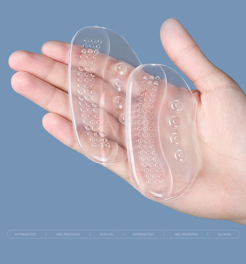 Silicone Heel Protectors Quality Womens Shoes Heel Cushion Foot Care Products Non Slip Shoe Pads for High Heels Shoe Insert