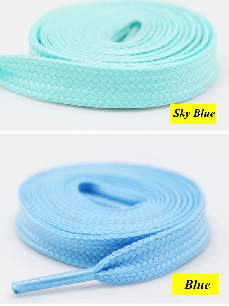 Luminous Shoelaces Flat Laces Sneakers Shoe laces Glow In The Dark Night Color Fluorescent Shoelace 80/100/120/140cm Shoestrings
