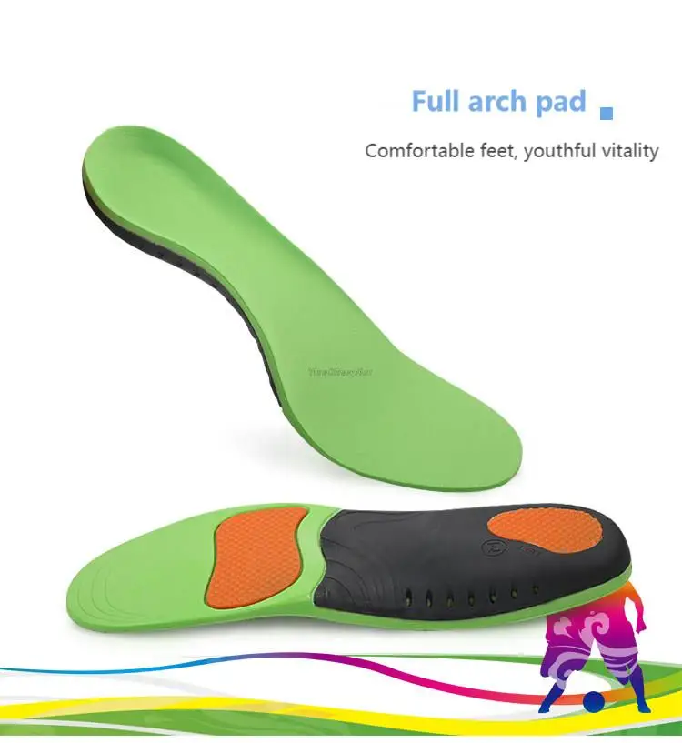 EVA Shoes Sole Orthopedic Insoles Plantar Fasciitis Feet Insoles Arch Supports Orthotics Inserts Relieve Flat Feet Shoe insole