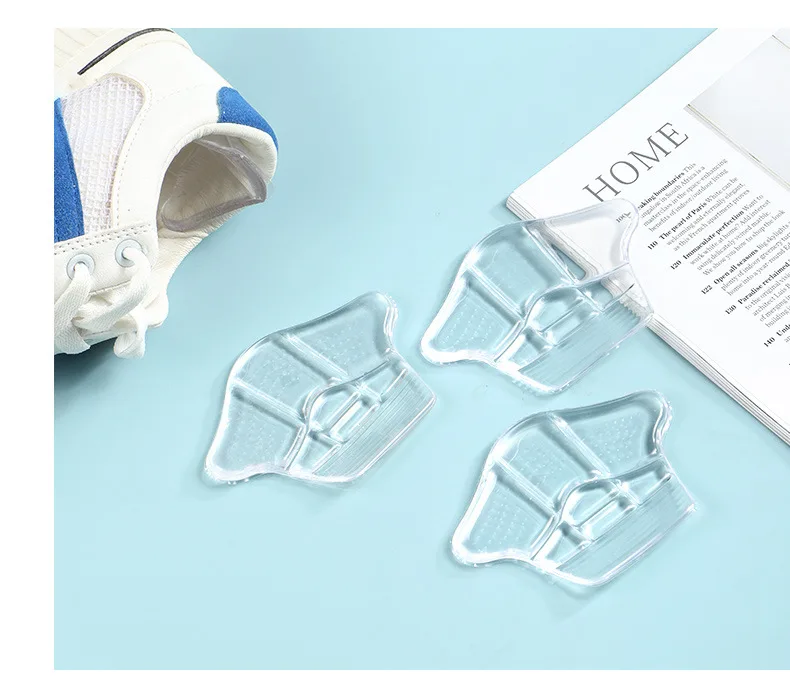 5D Silicone Heel Protectors Stickers Non Slip Shoe Pads Sneakers Insoles Foot Pain Relievers Adjust Size Cushion Care Inserts