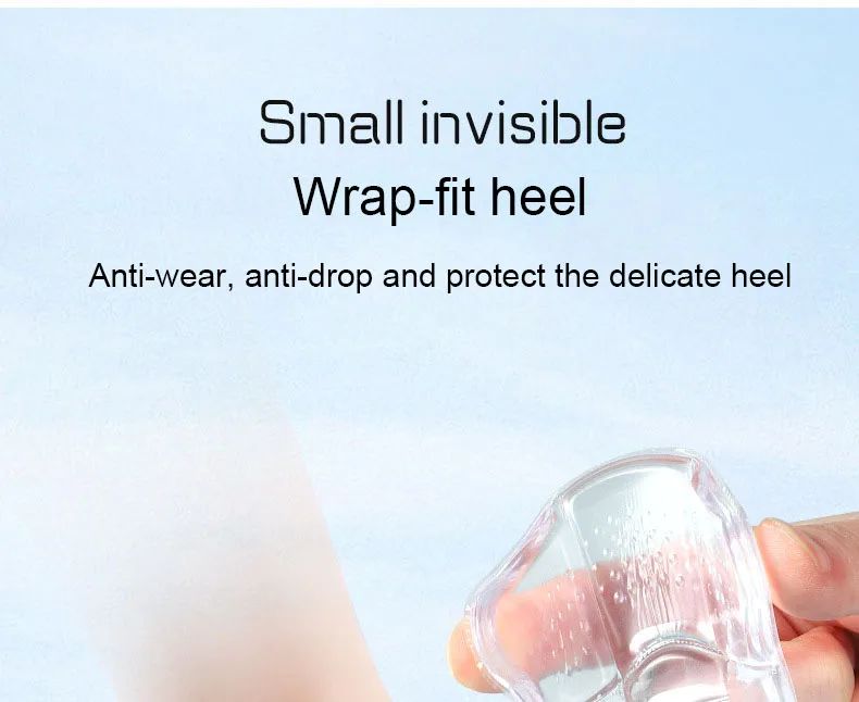 5D Silicone Heel Protectors Stickers Non Slip Shoe Pads Sneakers Insoles Foot Pain Relievers Adjust Size Cushion Care Inserts