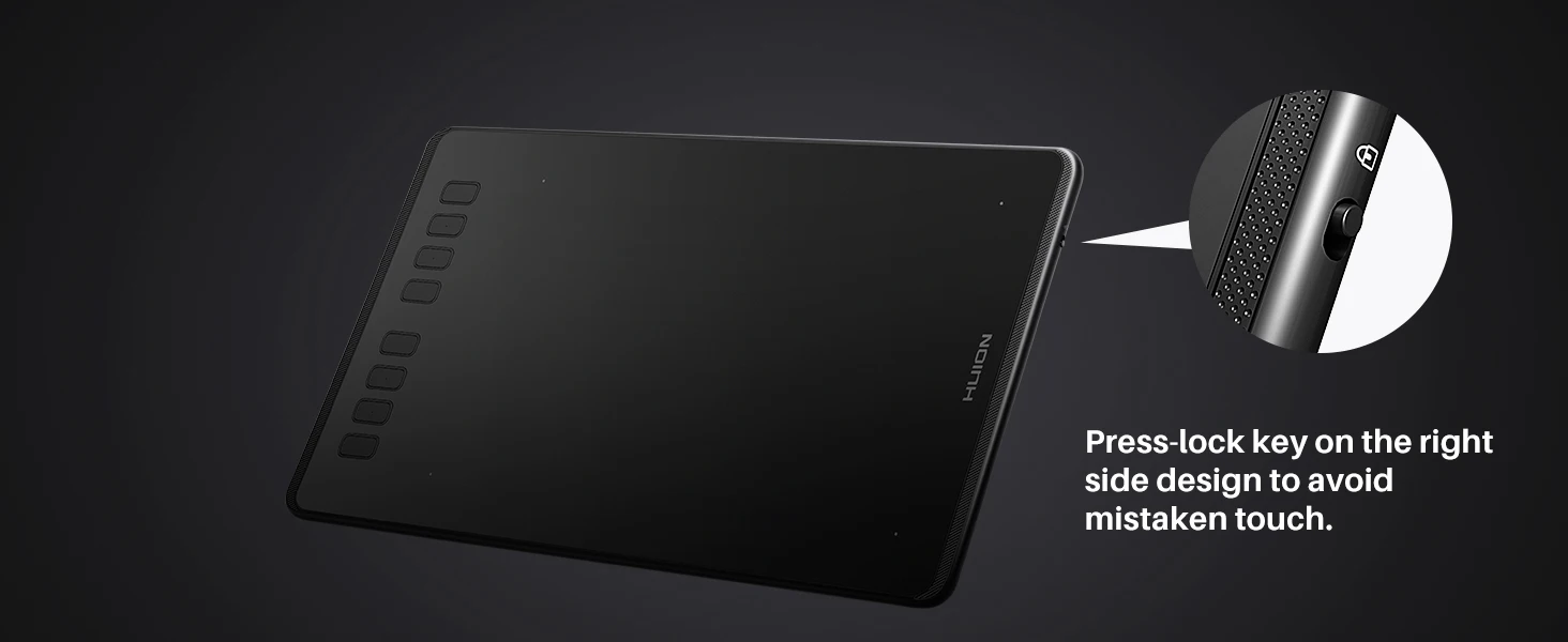 HUION H950P Ultrathin Graphic Tablet Digital Tablets Professional Drawing Pen Tablet with Battery-Free Stylus