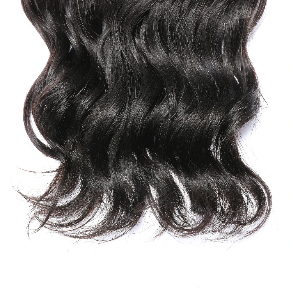 UNice Natural Wave Human Hair Bundles Natural Black 100% Human Hair Bundles 100Grams Bundle Virgin Hair Extension 1/3 Pcs