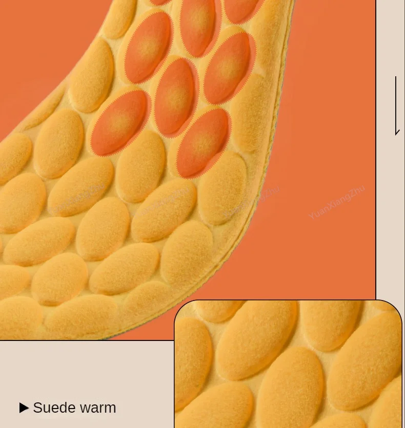 Winter Warm Cotton Insole for Shoes Plush Snow Boots Shoe Sole Thermal Insert Sports Running Insoles Men Woman Heating Pads