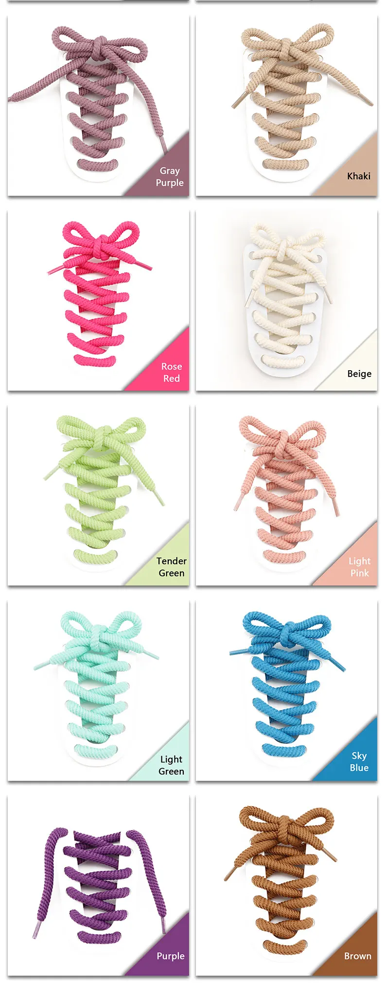 Quality Round Shoelaces 8mm Thicker Shoelace Running Sneakers Laces 1Pair 100/120/140/160CM Boots Shoe laces Shoes Accessories