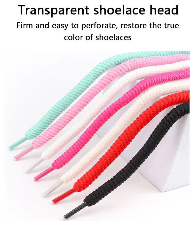 Quality Round Shoelaces 8mm Thicker Shoelace Running Sneakers Laces 1Pair 100/120/140/160CM Boots Shoe laces Shoes Accessories