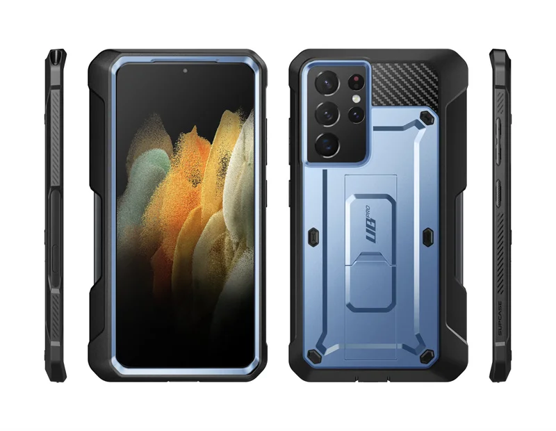 For Samsung Galaxy S21 Ultra 5G Case (2021 Release) SUPCASE UB Pro Full-Body Dual Layer Rugged Holster Kickstand with S Pen Slot