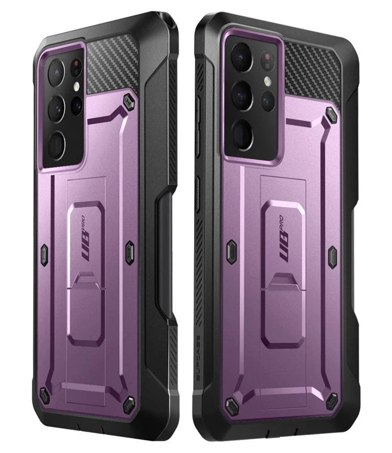 For Samsung Galaxy S21 Ultra 5G Case (2021 Release) SUPCASE UB Pro Full-Body Dual Layer Rugged Holster Kickstand with S Pen Slot