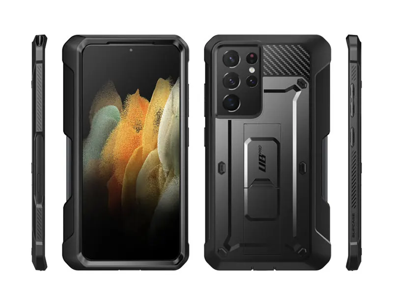 For Samsung Galaxy S21 Ultra 5G Case (2021 Release) SUPCASE UB Pro Full-Body Dual Layer Rugged Holster Kickstand with S Pen Slot