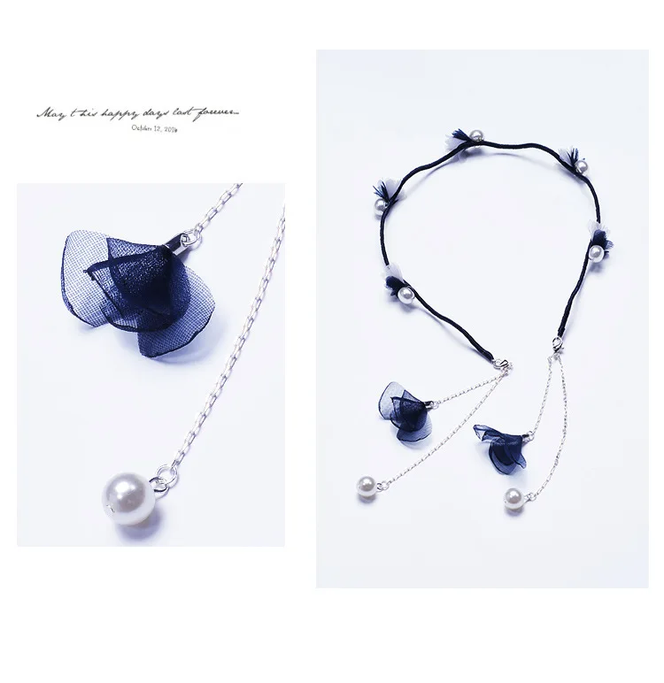 Tassel Earring Hair Hoop Novelty Women Girl Hairbands Sweet Hair Bezel Streamer Pandent Headband Fashion Hair Accessories