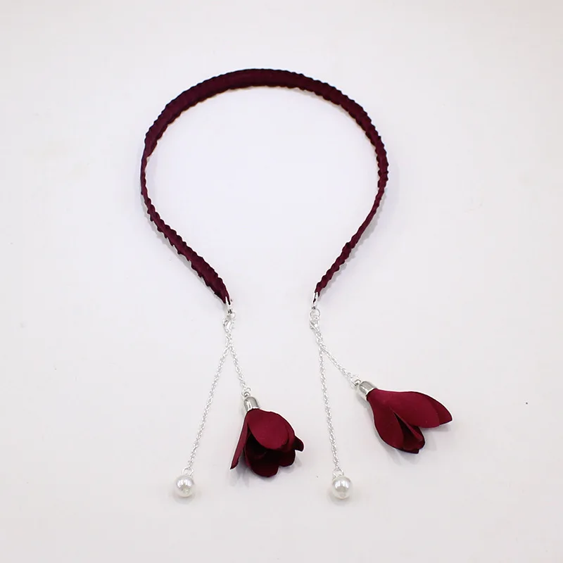 Tassel Earring Hair Hoop Novelty Women Girl Hairbands Sweet Hair Bezel Streamer Pandent Headband Fashion Hair Accessories