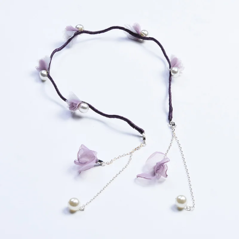 Tassel Earring Hair Hoop Novelty Women Girl Hairbands Sweet Hair Bezel Streamer Pandent Headband Fashion Hair Accessories