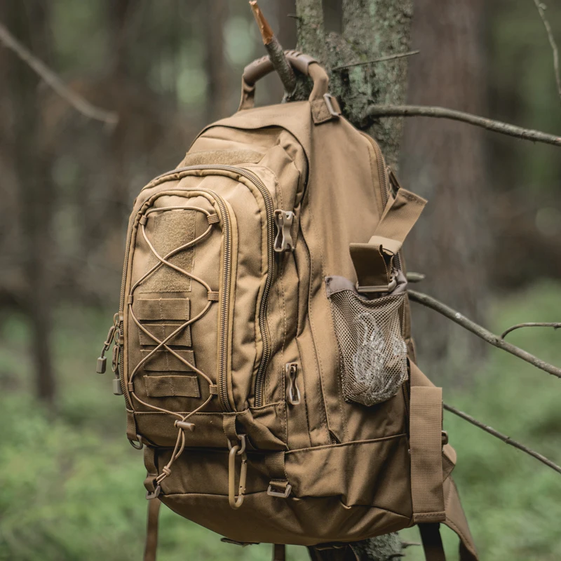 LQARMY 60L Military Tactical Backpack Army Molle Assault Rucksack Outdoor Travel Hiking Rucksacks Camping Hunting mochila hombre