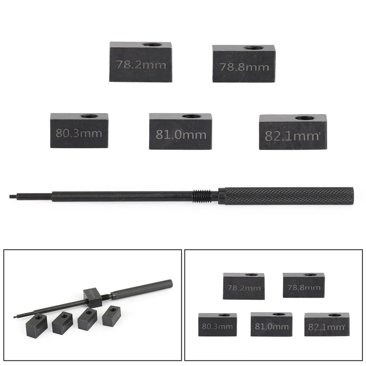 Areyourshop Injector Height Gauge Tool Kits for Detroit Diesel Engine Series 50 60 3350 J-42749 J-42665 Car Auto Accessories