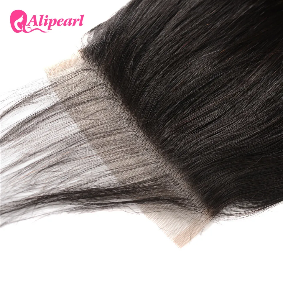 AliPearl Hair Transparent Lace 6x6 Closure Brazilian Body Wave Human Hair Pre Plucked with Body Hair Body Wave 6x6 Lace Closure