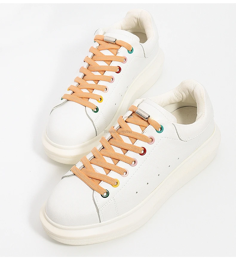 Quality No Tie Shoe Laces Elastic Shoelaces Sneakers Quick Tieless Shoelace for Kids Adults Flat laces Rubber Bands for Shoes