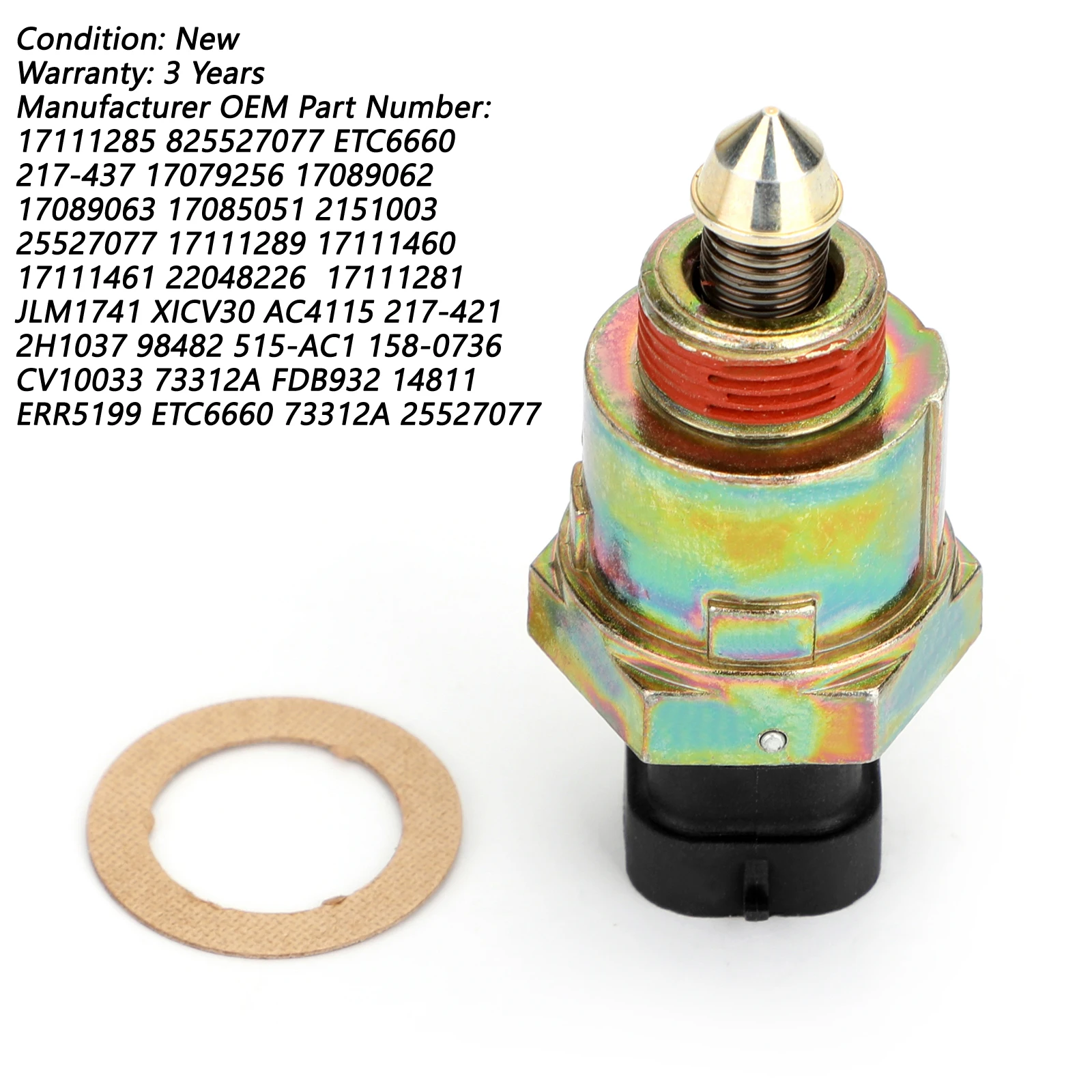 Areyourshop New Idle Air Control Valve For Chevrolet For Blazer Tbi Gmc Hummer - Ac1 - Ac102 Idle Air Control Valve Car Parts
