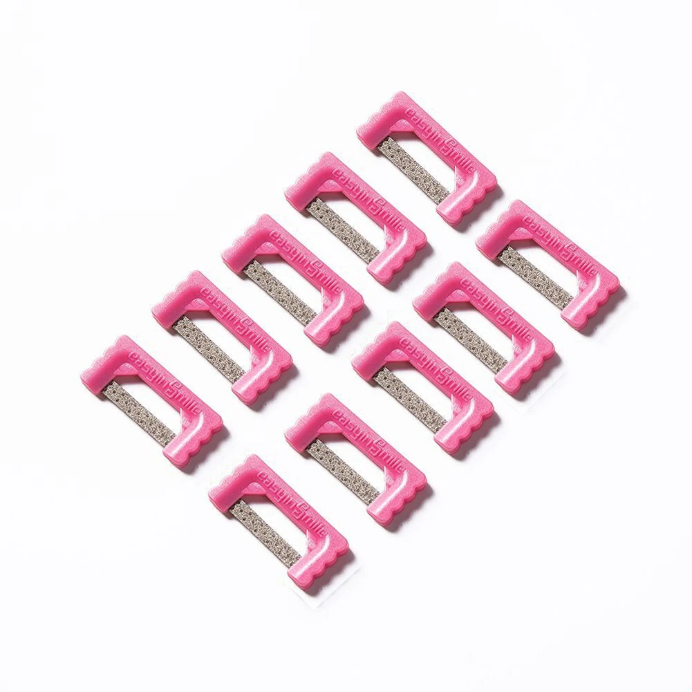Easyinsmile Orthodontic Stripping IPR Dental Kit Interproximal Reduction Strips Polish Tooth Enamel Reduce Serrated Saw