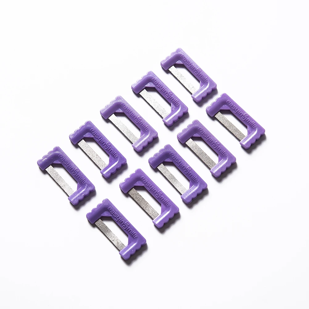 Easyinsmile Orthodontic Stripping IPR Dental Kit Interproximal Reduction Strips Polish Tooth Enamel Reduce Serrated Saw