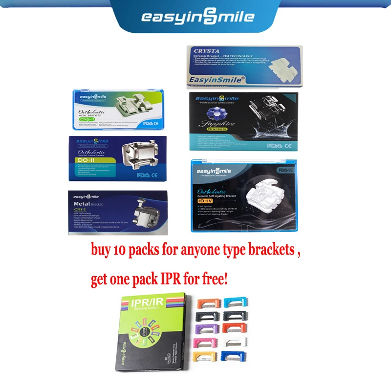 Easyinsmile Orthodontic Stripping IPR Dental Kit Interproximal Reduction Strips Polish Tooth Enamel Reduce Serrated Saw
