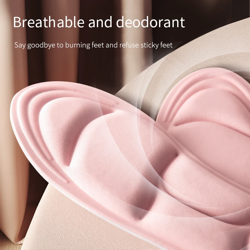 5D Insoles for Shoes Women Breathable Running Sport Insole Feet Arch Support Plantar Fasciitis Shoe Pads Memory Foam Shoe Sole