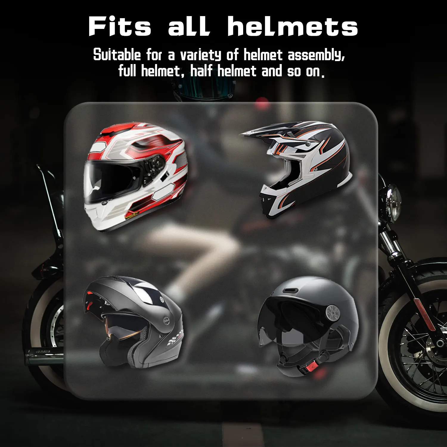 2pcs Fodsports M1-S Pro Motorcycle Helmet Intercom,Helmet Bluetooth Headset,10 Riders 2000M Interphone