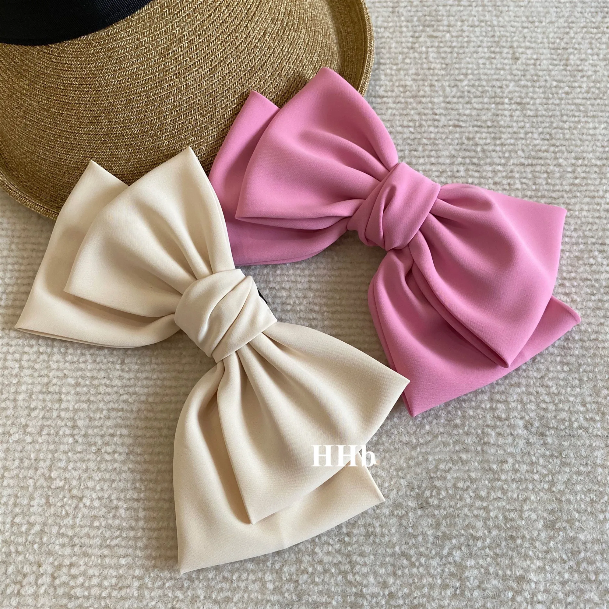 2022 New Fashion Hair Clips Butterfly Korean Barrette Bow For Girls Women Autumn Tiara Hairpin Ponytail Style Hair Accessories