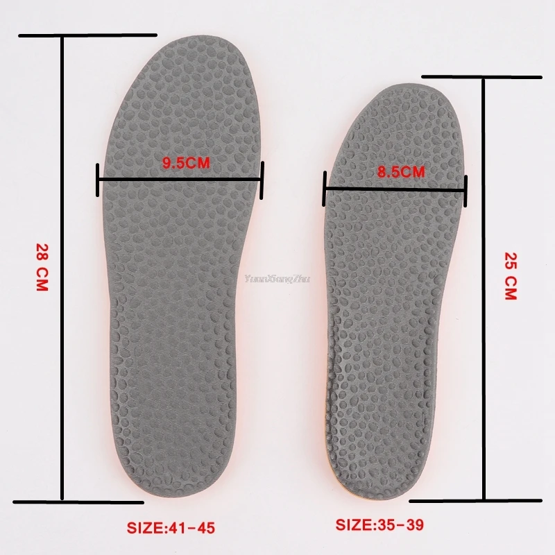 Memory Foam Insoles Providing Excellent Shock Absorption and Cushioning for Feet Relief Sport Insoles Men and Women Everyday Use