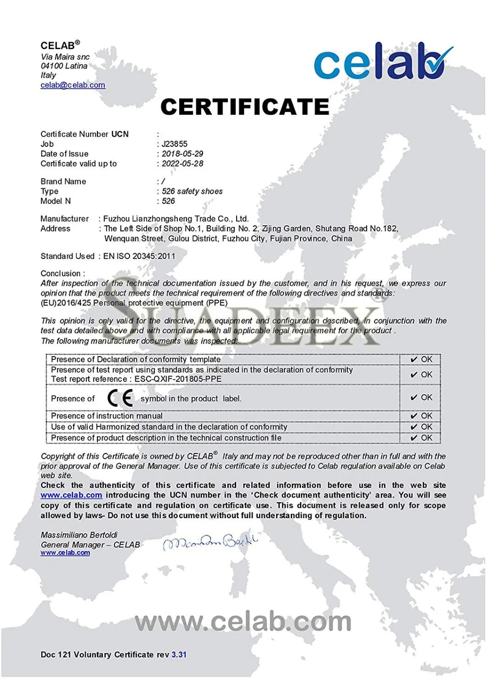 SUADEX Safety Shoes Steel Toe Boots Anti-Smashing Work Shoes Lightweight Breathable Composite Toe Men EUR Size 37-48