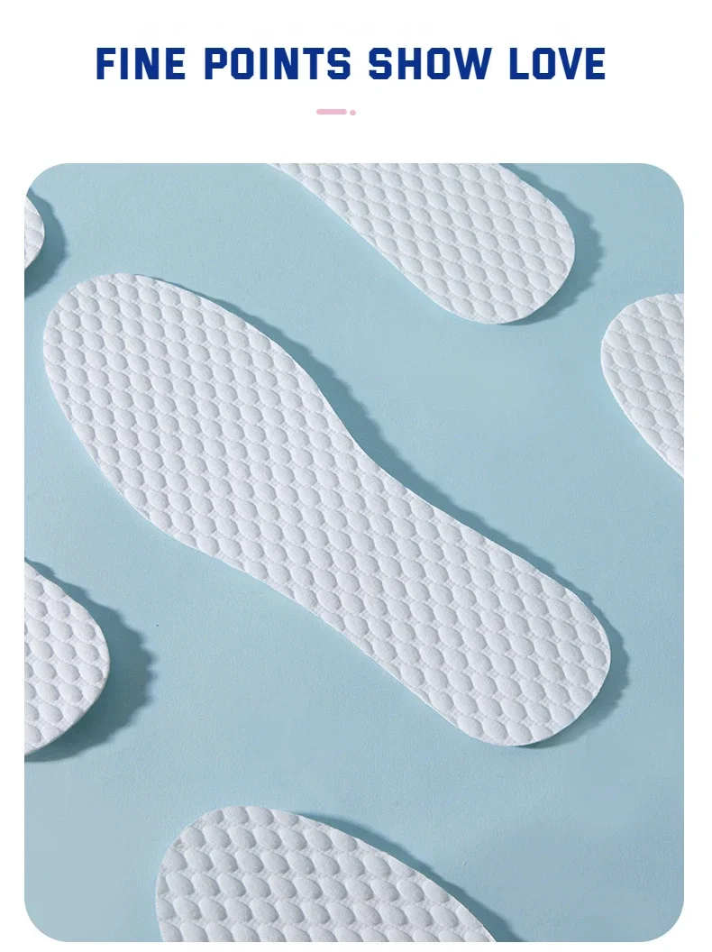 5Pair/Pack Nature Wood Pulp Insole Disposable Insoles Men Woman Thin Sports Shoes Sole Breathable Sweat Soft Comfort Shoe Pads