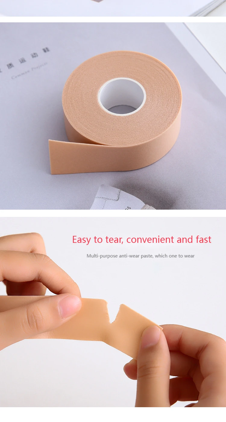 5M Silicone Gel Heel Cushion Protector Foot Feet Care Women Shoe Pads Insert Insole Sticker Useful Heel Protector Cushion Tapes