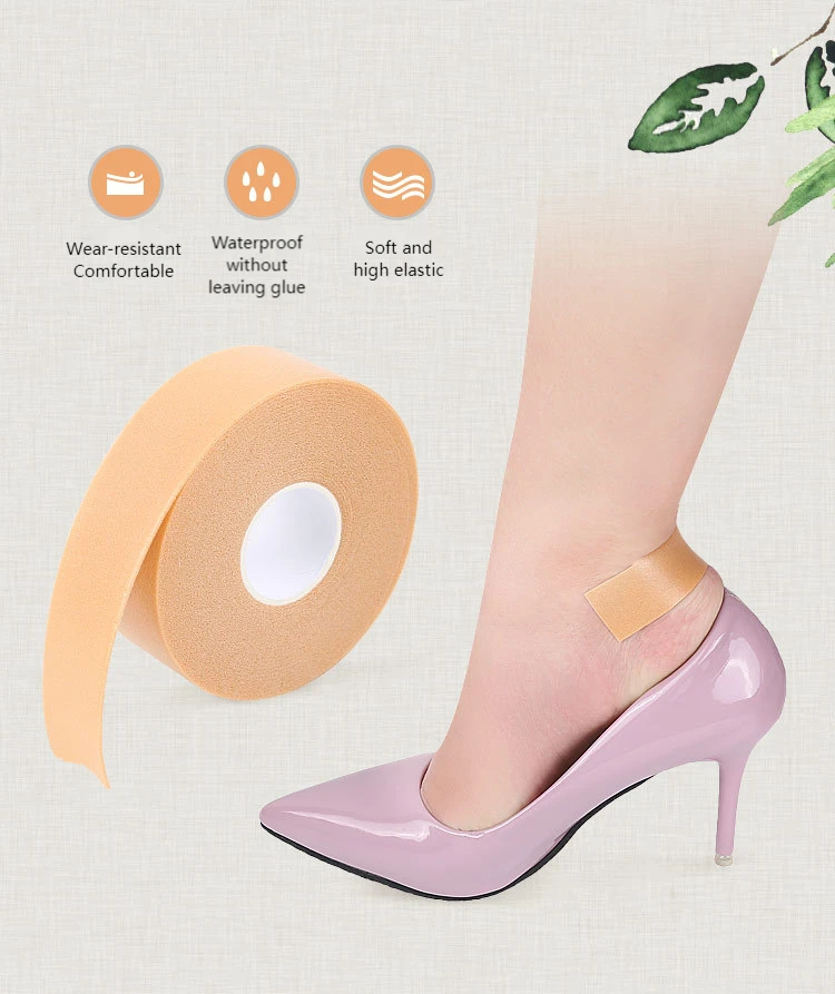 5M Silicone Gel Heel Cushion Protector Foot Feet Care Women Shoe Pads Insert Insole Sticker Useful Heel Protector Cushion Tapes