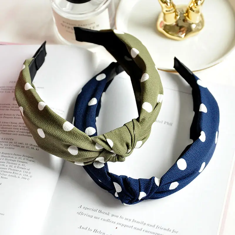 New Head Hoop Top Knot Hairband Turban Fashion Elastic Hair Bezel Headband For Women Girls printing Headdress Hair Accessories