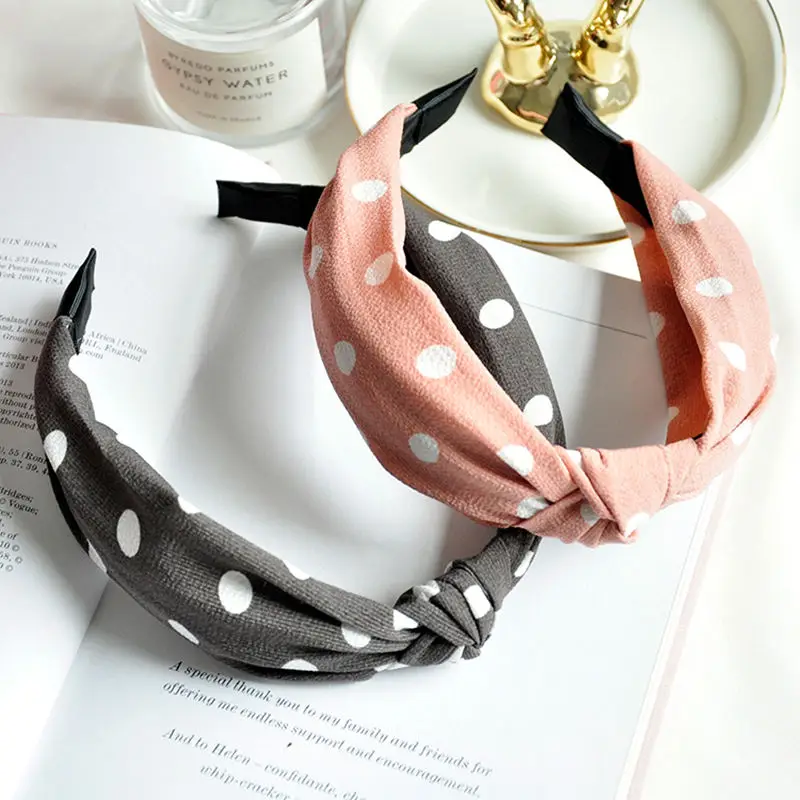 New Head Hoop Top Knot Hairband Turban Fashion Elastic Hair Bezel Headband For Women Girls printing Headdress Hair Accessories