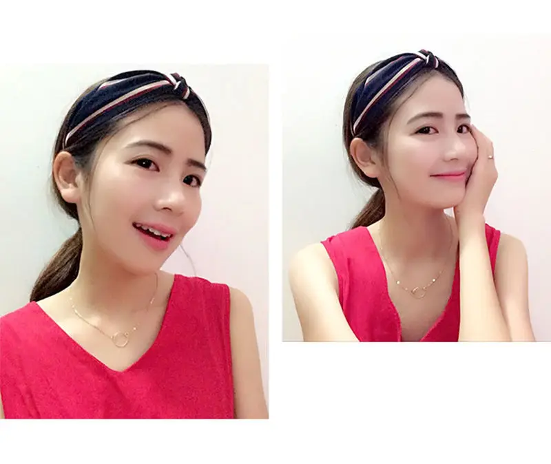 New Head Hoop Top Knot Hairband Turban Fashion Elastic Hair Bezel Headband For Women Girls printing Headdress Hair Accessories