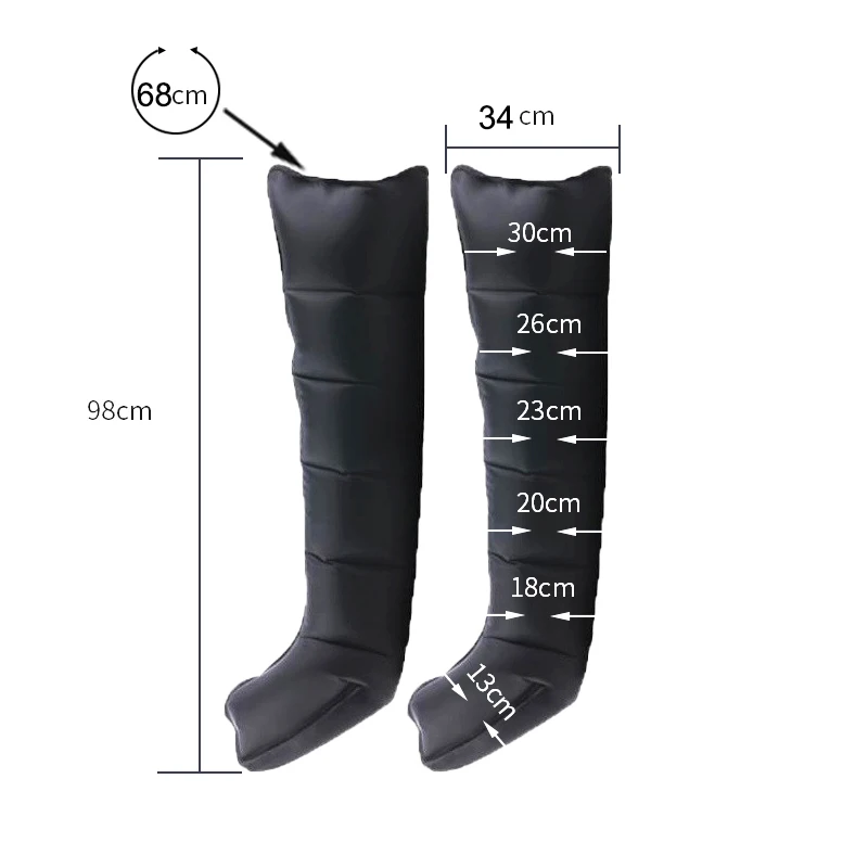 France Dropshipping Pressure Therapy Device with 6 Chamber for Pressotherapy Machine Pump For Circulation Recovery Boots