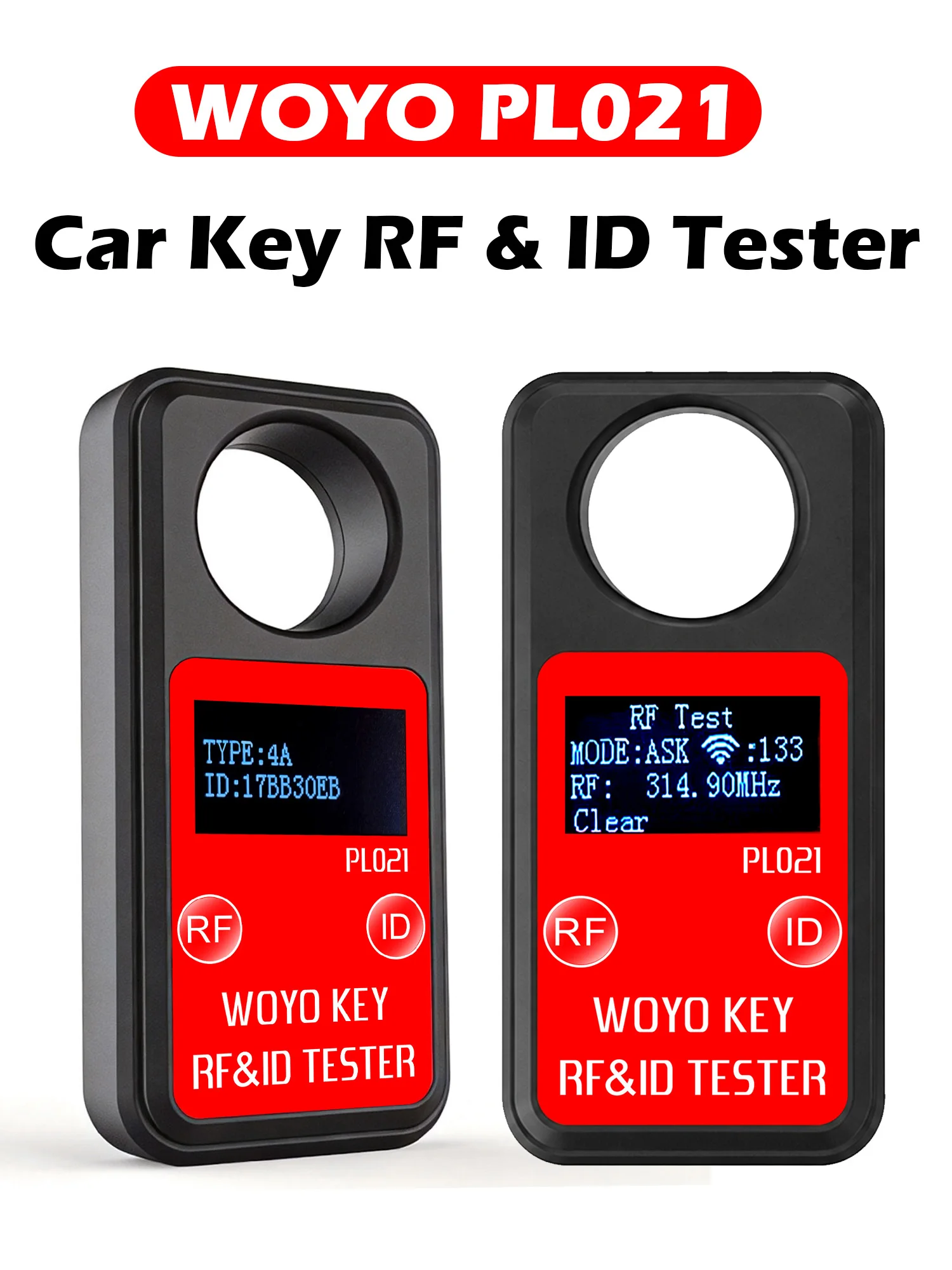 WOYO 10-1000MHZ Digital Frequency Counter Car Key 315, 434 Frequency Tester Door Remote Frequency Meter Remote Control Copier