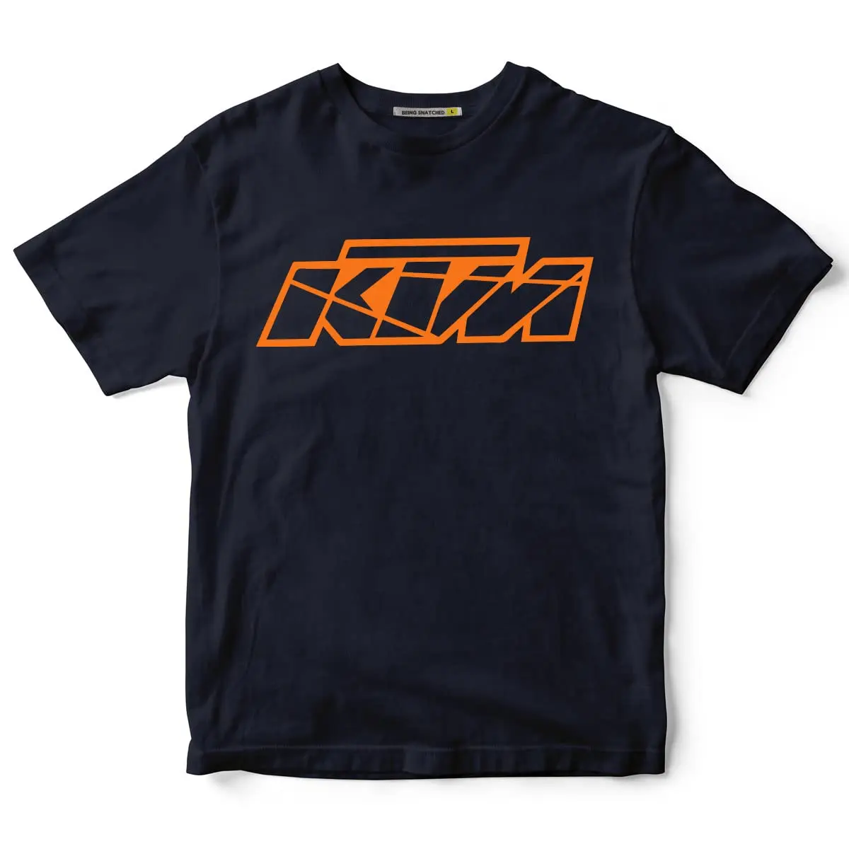 KTM Racing Men's T-shirt, Motorcycle Fan Short-Sleeve Summer Casual Breathable Pure Cotton T-shirt