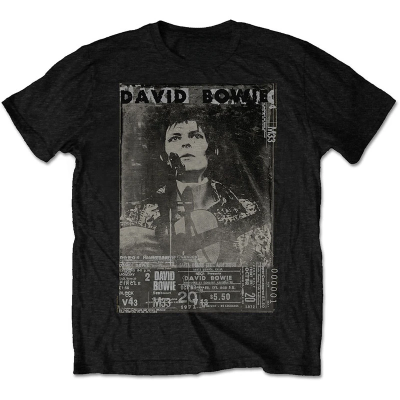 David Bowie Men's T-shirt Is A Vintage Casual T-shirt and Luxury Band Brand for Both Men and Women Top 2026 Band