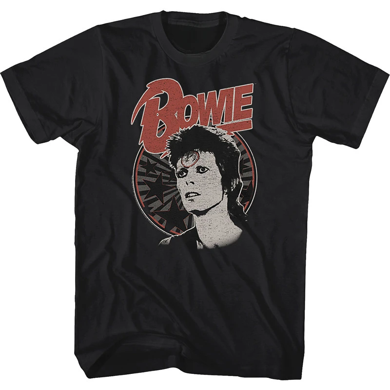 David Bowie Men's T-shirt Is A Vintage Casual T-shirt and Luxury Band Brand for Both Men and Women Top 2026 Band