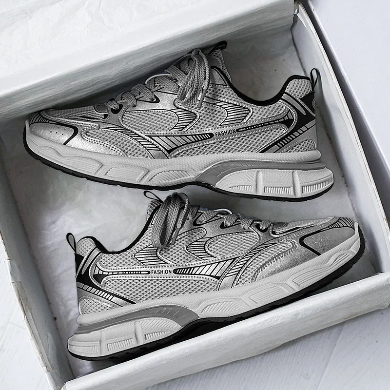 2026 New Versatile Trendy Men's Shoes, Breathable Dad Shoes, Casual Running Sports Shoes