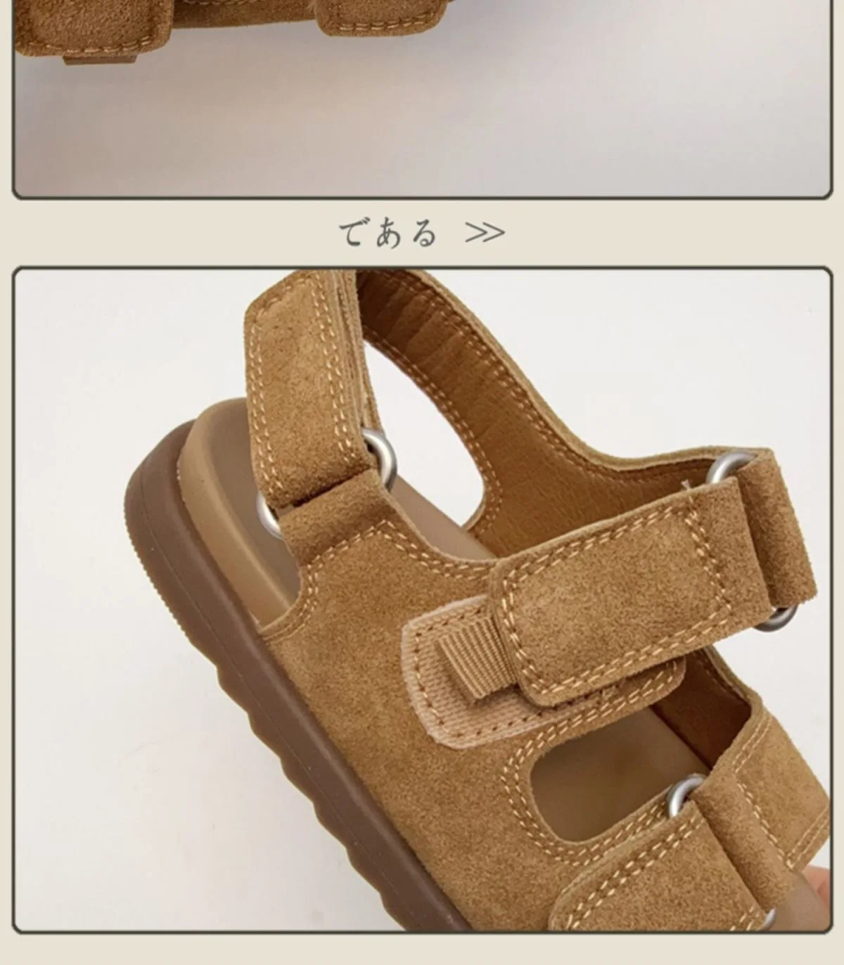 Fashion Boys Girls Sandal 2026 Summer New Fashion Simple Solid Color Children's Suede Outdoors Non-slip Open Toe Beach Sandals