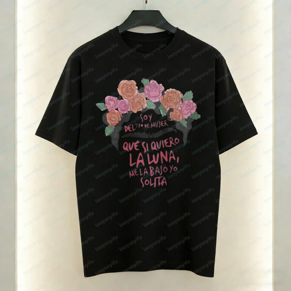 Mexican Culture Design Tee Frida Kahlo Women T-Shirt Trendy Casual Style Cotton Tops Trend Classics Nostalgia Clothes for Women