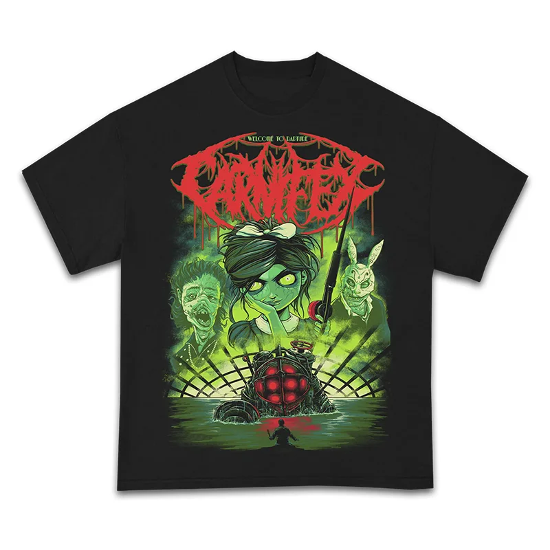 South African Rock Band Xavleg, Black Gold, Dark Gothic, Casual T-shirt, Men's and Women's Luxury Brand Top